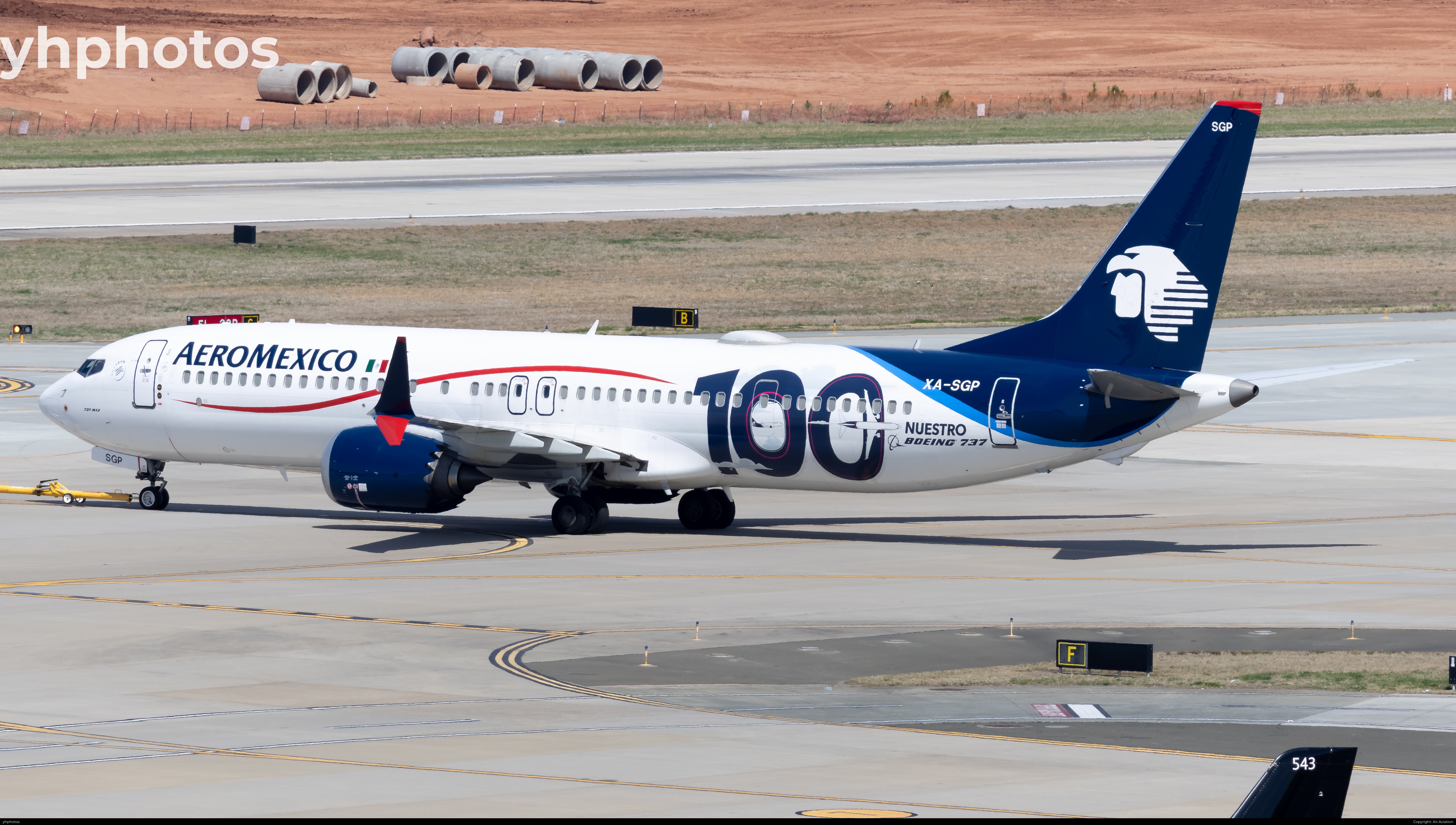 墨西哥航空第100架737彩绘